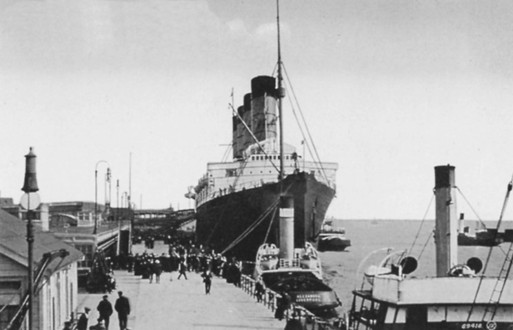 rms lusitania at liverpool