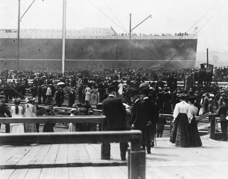 rms lusitania launch