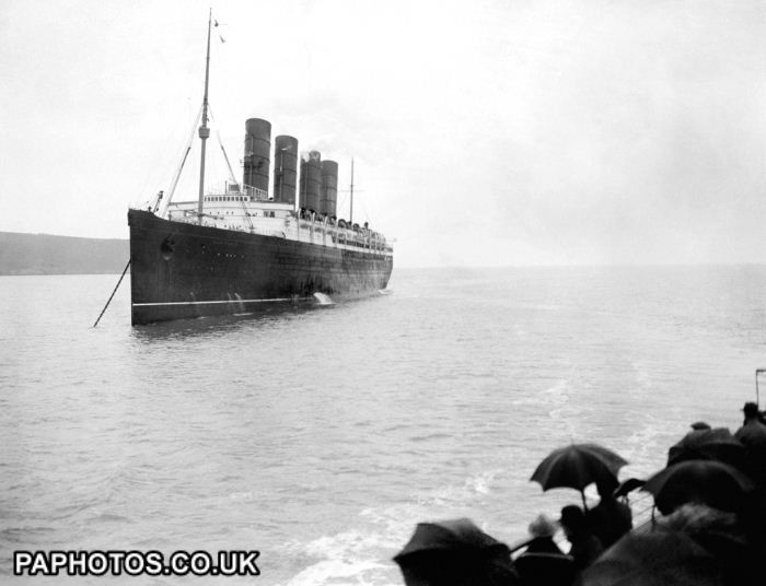 the great liners rms lusitania