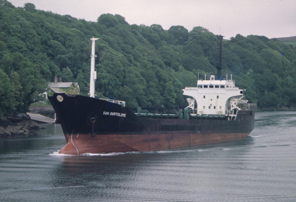 DREPANO AS SAN BARTOLOME PRIOR TO HER SINKING IN ELEVSINA