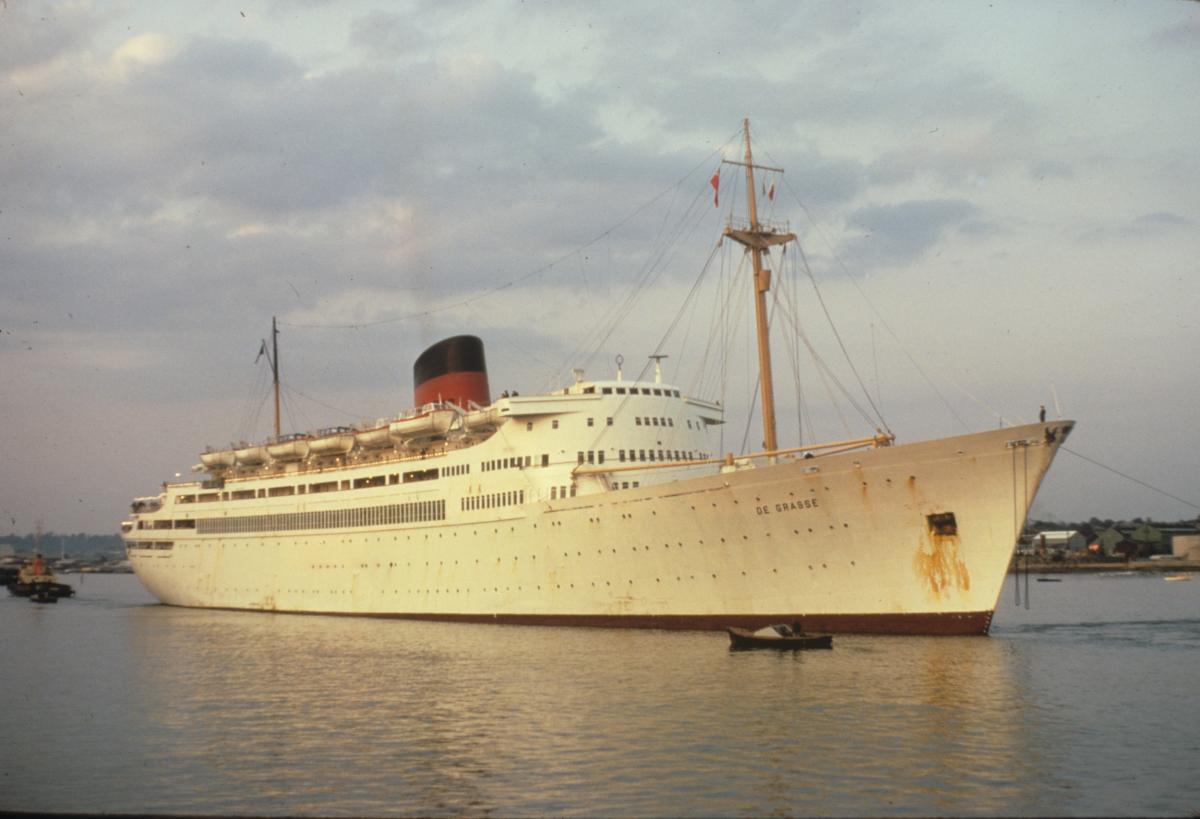 DE GRASSE IN BRITISH WATERS BUT THE LINK HERE IS THAT SHE IS IN GREECE AS THE SUNKEN RASA SAYANG OFF KYNOSOURA