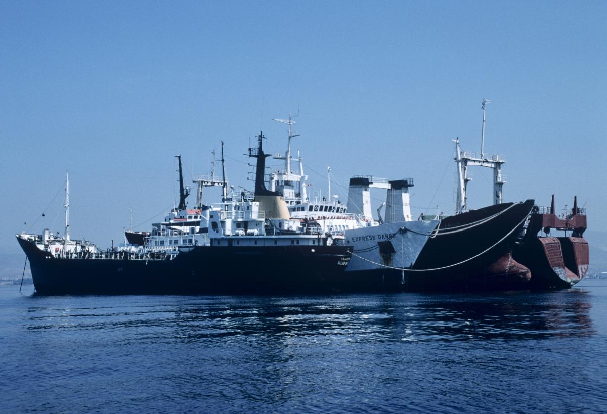 express danae laid up else's prior to sinking